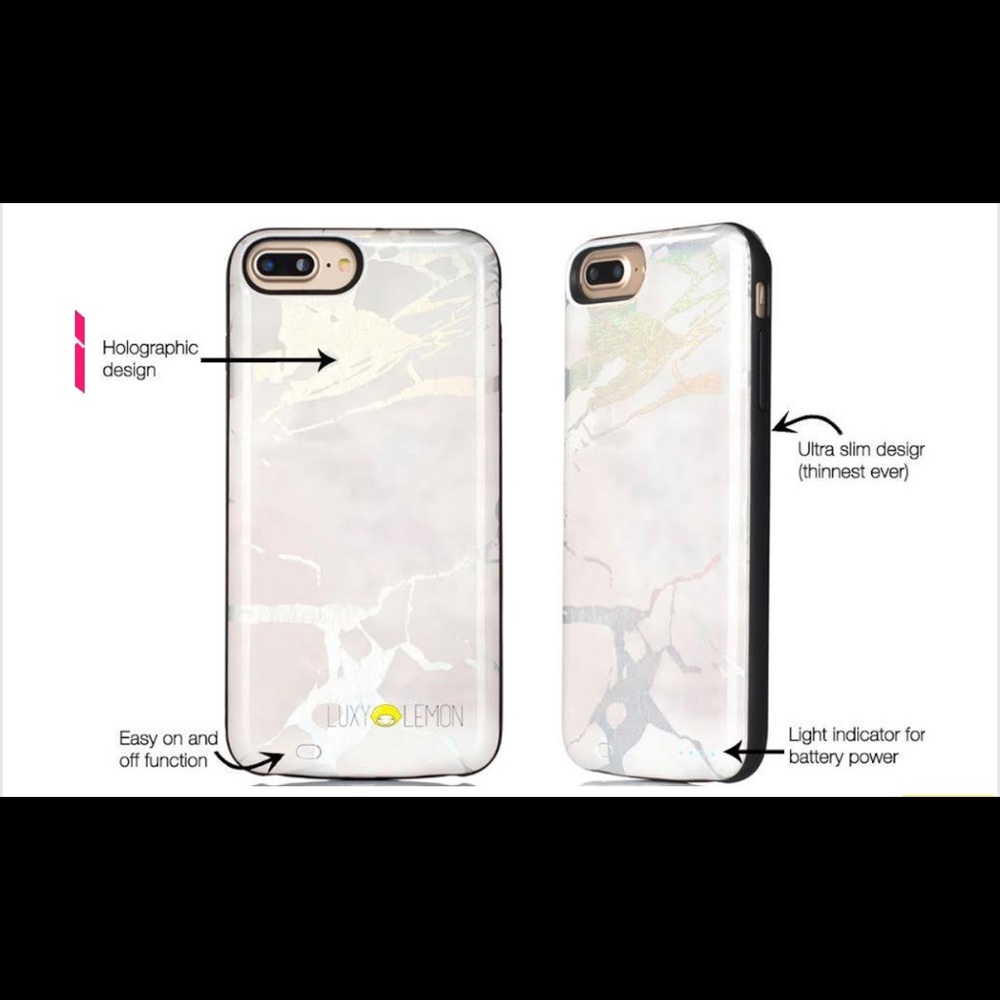 Luxy Lemon Holographic iPhone X/XS Case